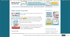 Desktop Screenshot of nograyhair.org